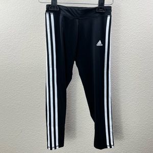 Girls' Adidas Black Sweatpants Kids Track Pants Joggers Tween Girl Bottoms Dance